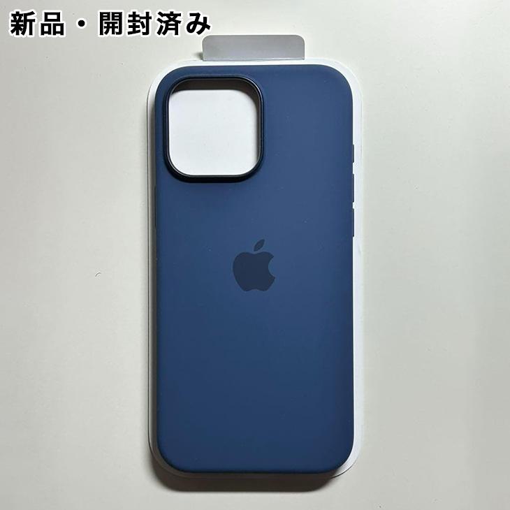 iPhone Apple純正 MagSafe対応 16 Pro Max シリコンケース・デニム