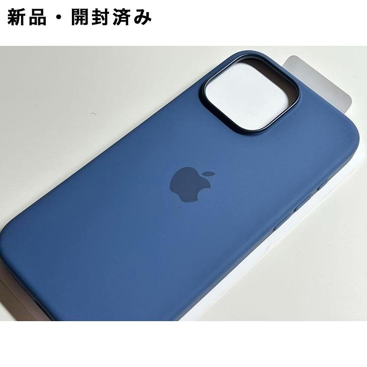 iPhone Apple純正 MagSafe対応 16 Pro Max シリコンケース・デニム