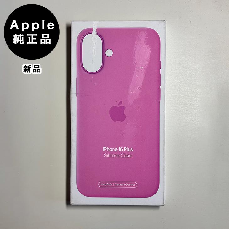 Apple純正 MagSafe対応 iPhone 16 Plus シリコンケース・ピオニー 新品 | iPhone