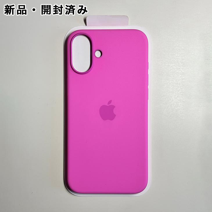 Apple純正 MagSafe対応 iPhone 16 Plus シリコンケース・ピオニー 新品 | iPhone | 01