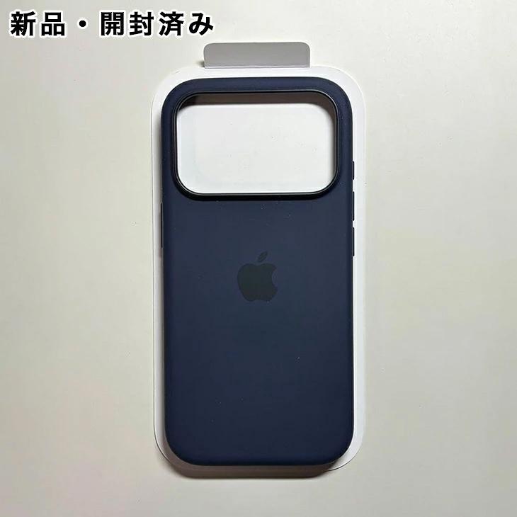 iPhone Apple純正 MagSafe対応 17 Pro シリコンケース・ミッドナイト
