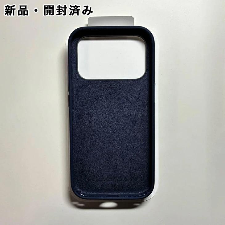 iPhone Apple純正 MagSafe対応 17 Pro シリコンケース・ミッドナイト