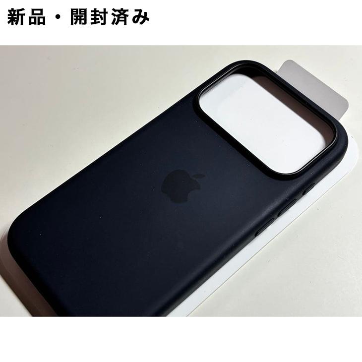 iPhone Apple純正 MagSafe対応 17 Pro シリコンケース・ミッドナイト