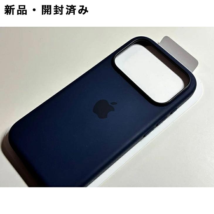 iPhone Apple純正 MagSafe対応 17 Pro シリコンケース・ミッドナイト