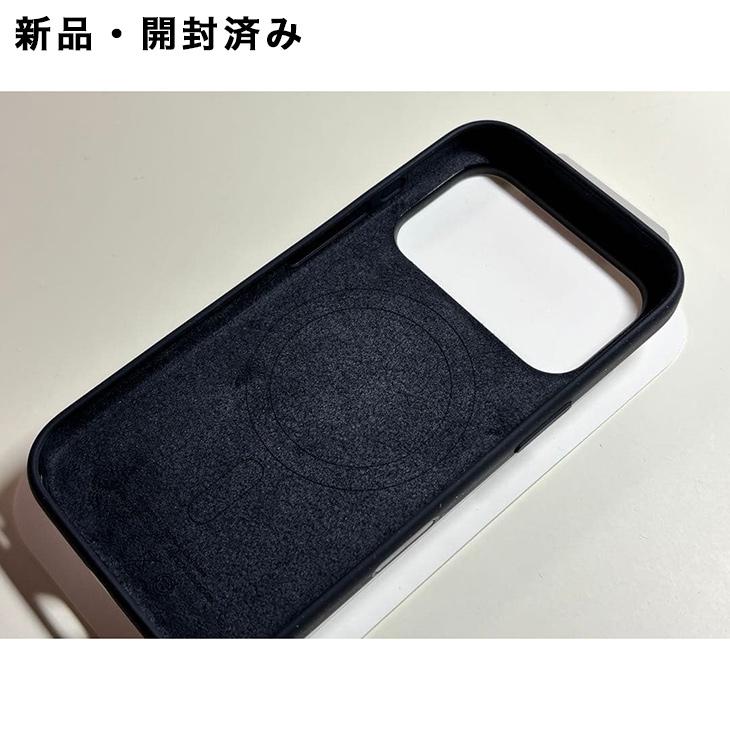 iPhone Apple純正 MagSafe対応 17 Pro シリコンケース・ブラック 新品