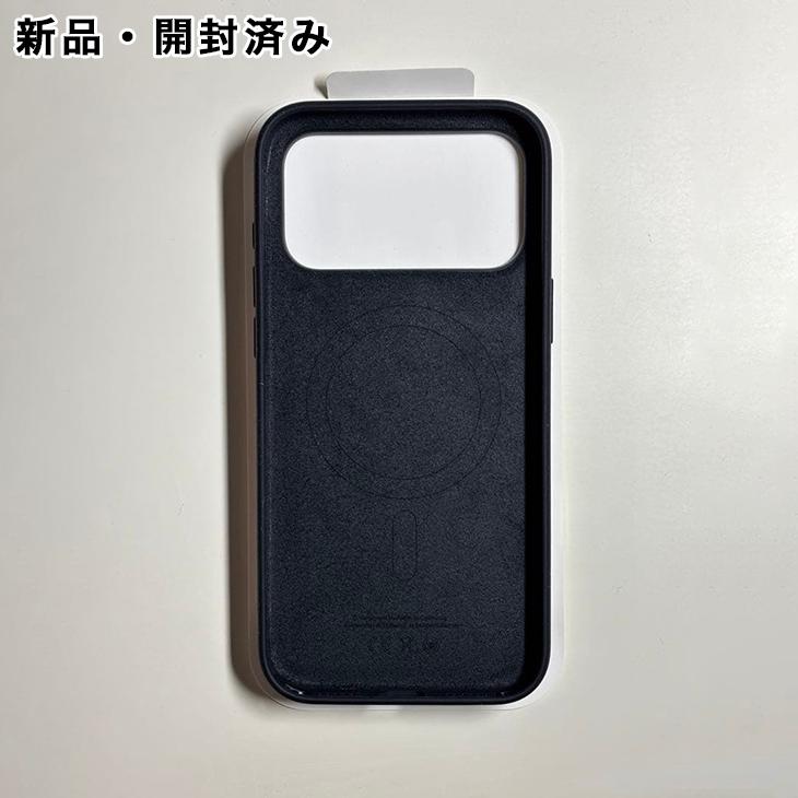 iPhone17pro max 純正ケース iPhone Apple純正 MagSafe対応 17 Pro Max シリコンケース・ブラック