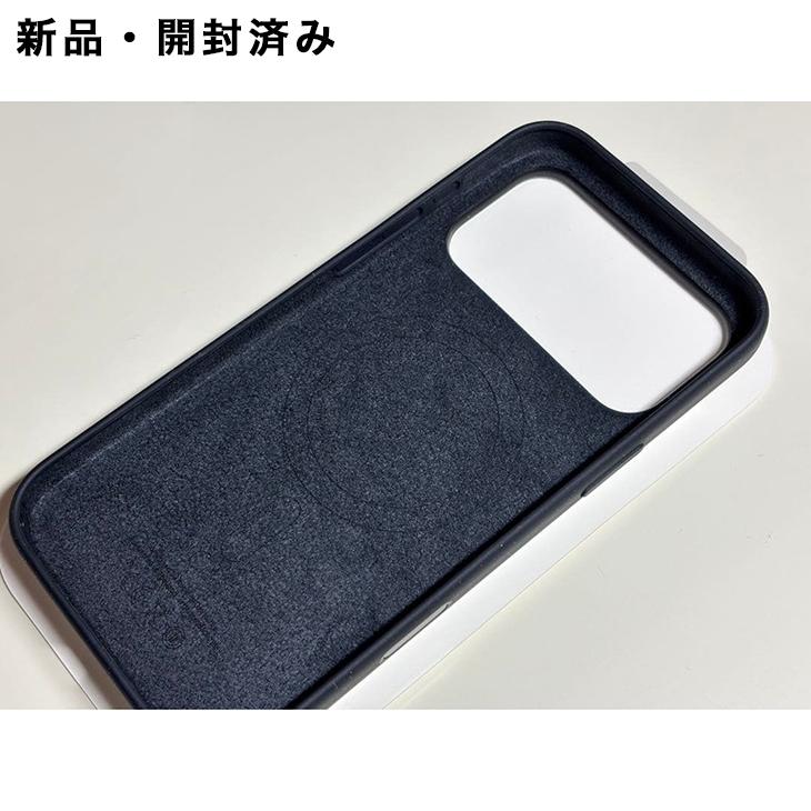iPhone Apple純正 MagSafe対応 17 Pro Max シリコンケース・ブラック