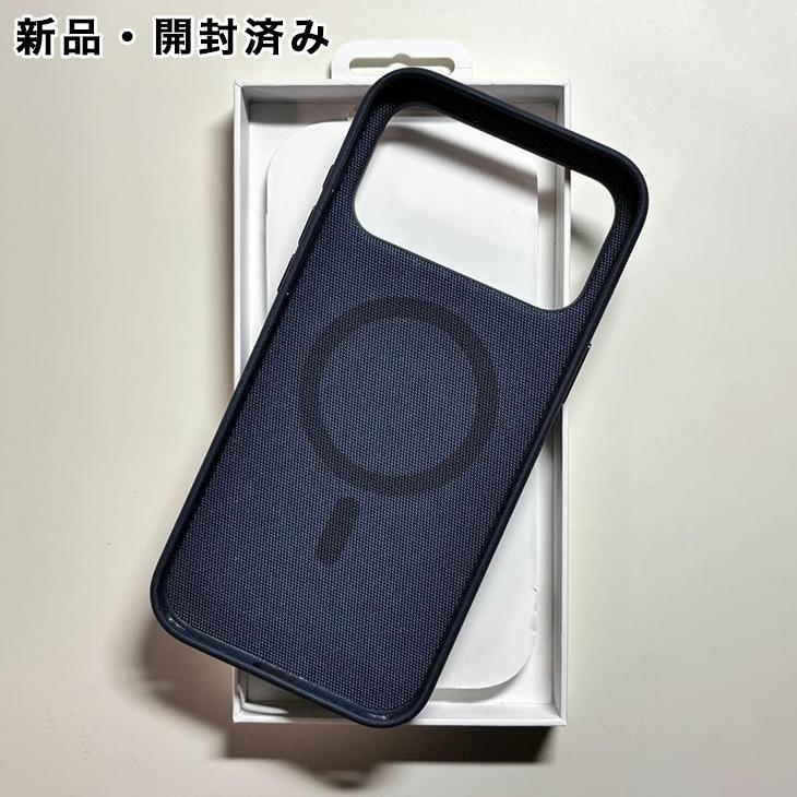 じ*】様 純正 iPhone17pro MagSafe テックウーブンケース - MagSafe対応iPhone 17 Pro Max テックウーブンケース ブルー MGF94FE/A