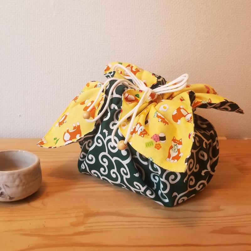 n＊　手刺繍　6点 上・外履き入れ　お弁当袋　ランチョンマット　iPad入 n＊ 手刺繍 6点 上・外履き入れ お弁当袋 ランチョンマット iPad