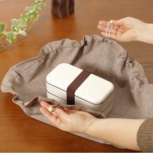 お弁当　お弁当袋　ランチマット　丸形　丸型　お弁当袋になっちゃう！！ランチクロス☆　シャンブレイ　М　お弁当グッズ |  | 14