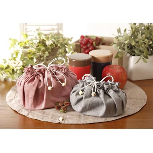 お弁当　お弁当袋　ランチマット　丸形　丸型　お弁当袋になっちゃう！！ランチクロス☆　シャンブレイ　М　お弁当グッズ |  | 16