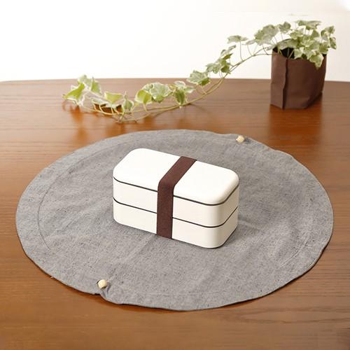 お弁当　お弁当袋　ランチマット　丸形　丸型　お弁当袋になっちゃう！！ランチクロス☆　シャンブレイ　М　お弁当グッズ |  | 09