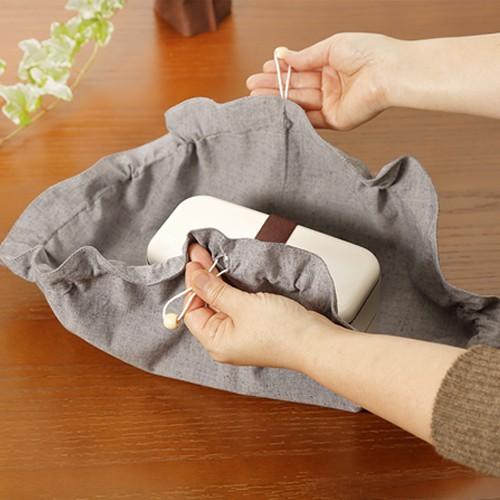 お弁当　お弁当袋　ランチマット　丸形　丸型　お弁当袋になっちゃう！！ランチクロス☆　シャンブレイ　М　お弁当グッズ |  | 10