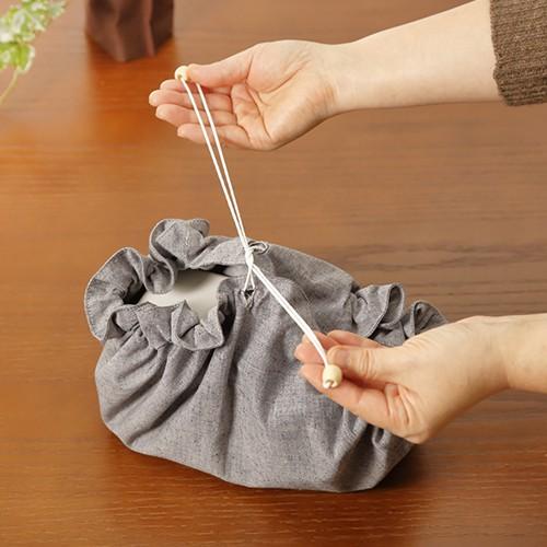 お弁当　お弁当袋　ランチマット　丸形　丸型　お弁当袋になっちゃう！！ランチクロス☆　シャンブレイ　М　お弁当グッズ |  | 11