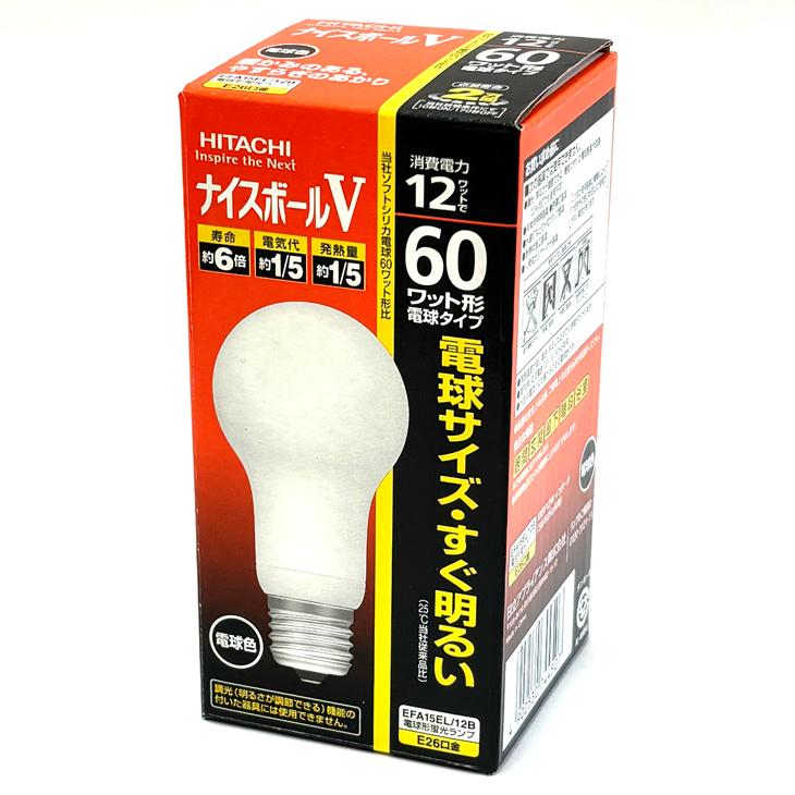 HITACHI ナイスボールV 60W形 E17 EFD15EN/13A-E17 HITACHI ナイスボールV 60W形 E17 EFD15EN/13A-E17 EFD15EN/12-E17