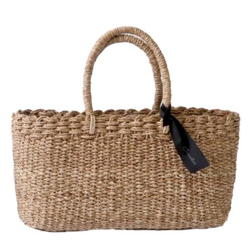 【けーちゃん】アングローバル カゴバッグ レディース バッグ 【KAGOBAG】バンクアンオーバルバッグ カゴバッグ L