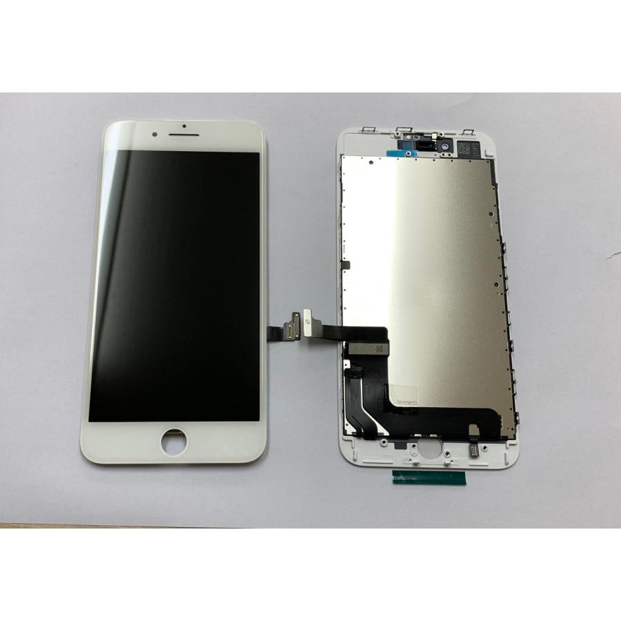 iPhone8P黒パネル iPhone 8Plus フロントパネル リペア 修理 パネル 交換パネル 3か月