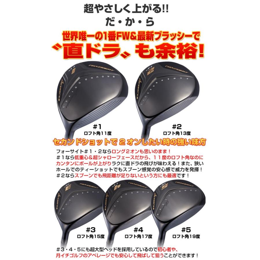ゴルフ フェアウェイウッド 2本セット 1w 2w 3w 4w 5w メンズ フォーサイトFW ブラックプレミア 標準カーボンシャフト仕様 R S ゴルフ フェアウェイウッド 2本セット 1w 2w 3w 4w 5w メンズ フォーサイトFW ブラックプレミア 標準カーボンシャフト仕様 R S