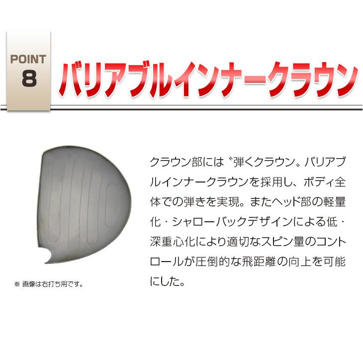 ワークスゴルフ ゴルフ クラブ レフティ 超高反発 ドライバー