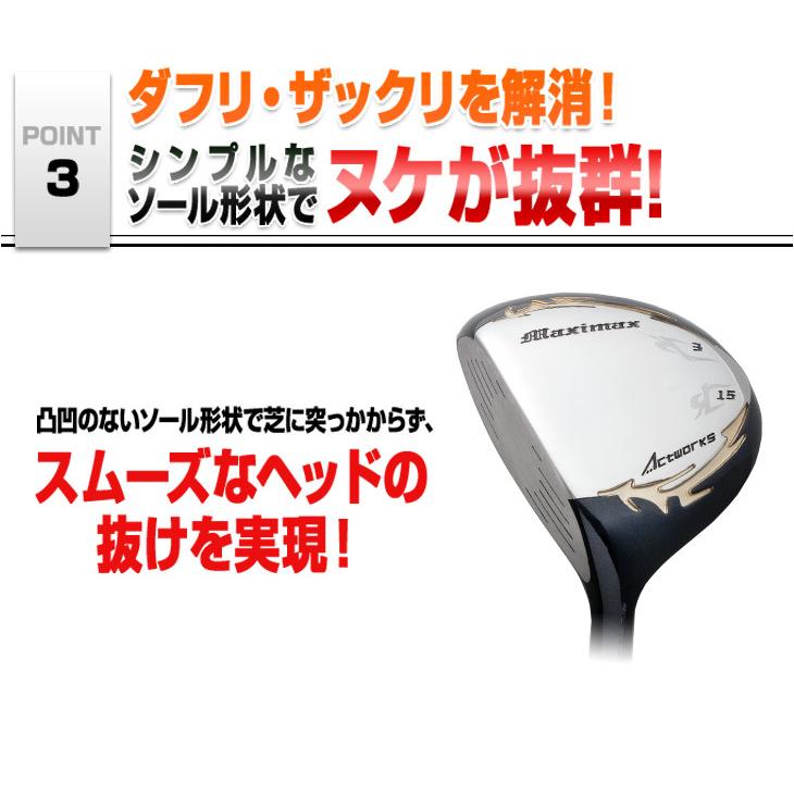 ワークスゴルフ ゴルフ クラブ レフティ ドライバー フェアウェイ