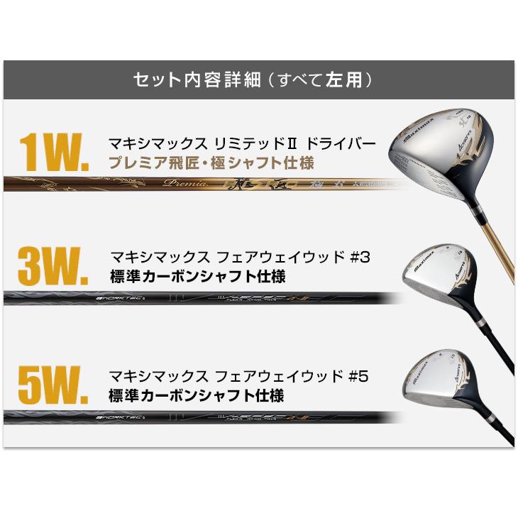 ワークスゴルフ ゴルフ クラブ レフティ ドライバー フェアウェイ