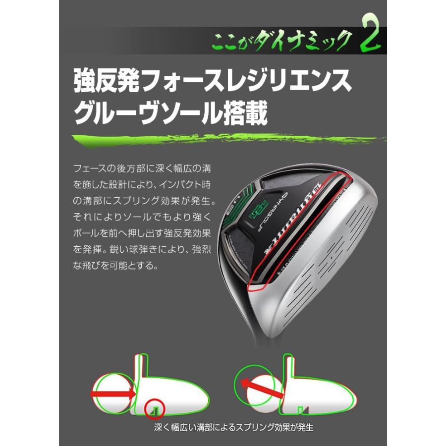 ゴルフ クラブ メンズ ユーティリティー U3 U5 U7 ダイナミクスUT USTマミヤ V-SPEC α-4 シャフト仕様の画像