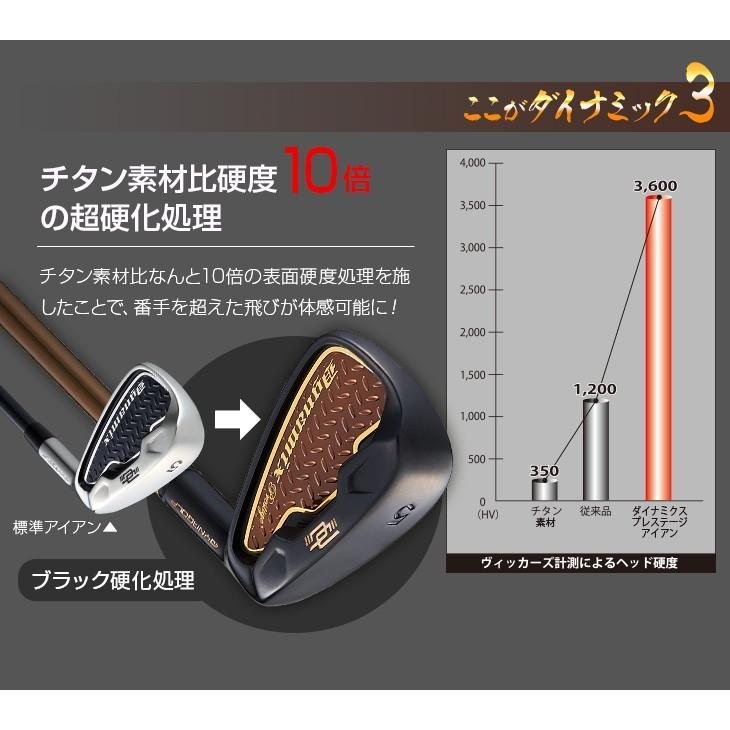 【新品】簡単　扱いやすい　ダイナミクスプレステージアイアン6本セット　カーボン DYNAGOLF ゴルフ クラブ メンズ アイアンセット 6本セット
