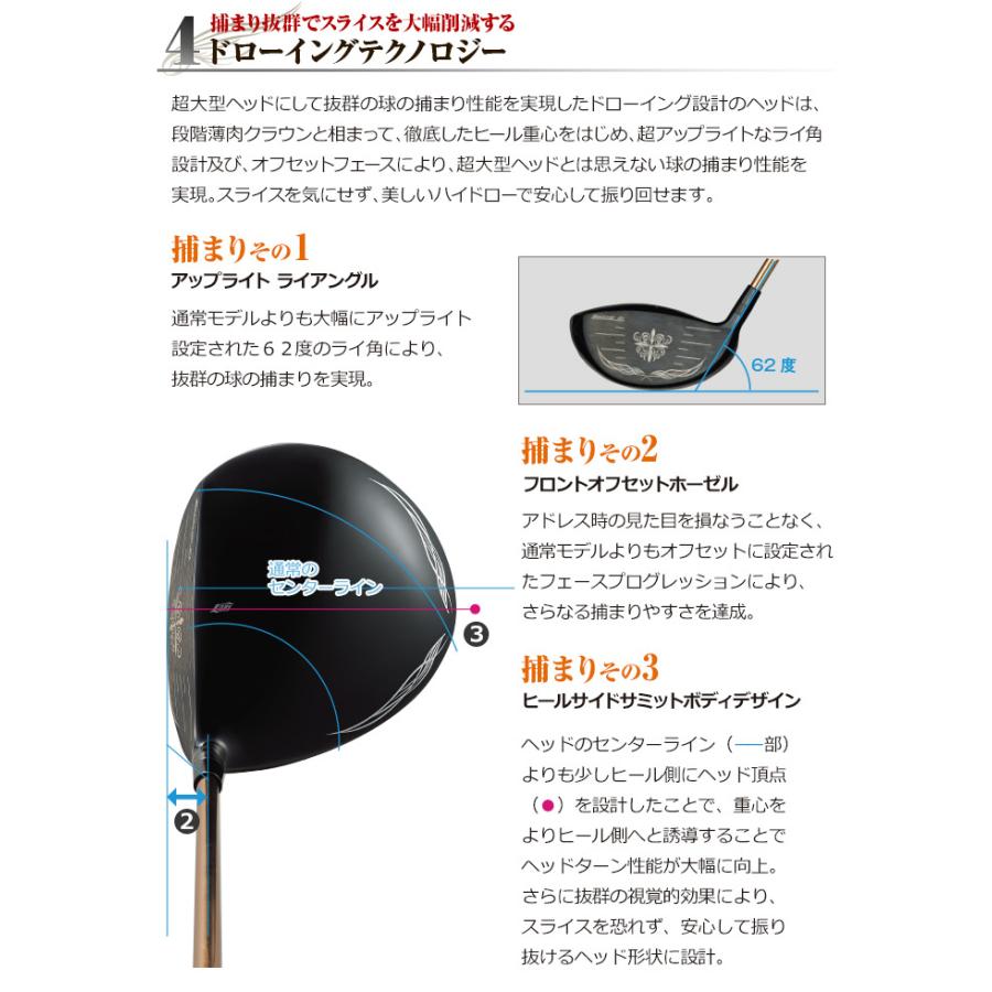 ◆高反発加工済み! マキシマックス ブラック2 極軽量32g三菱プラチナ飛匠! ワークスゴルフ ゴルフ クラブ ドライバー メンズ 46インチ 非公認 超