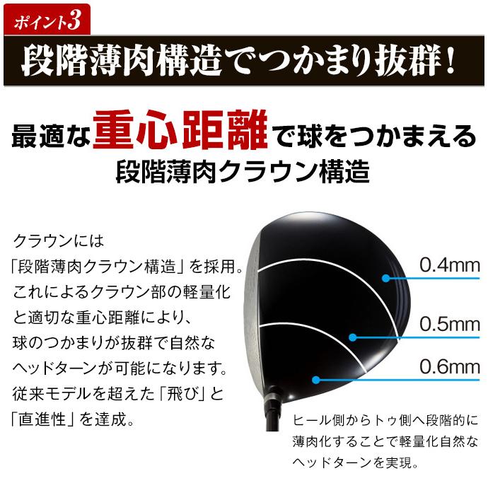 ハイパーブレード ゴルフ クラブ ドライバー メンズ 44インチ 短尺