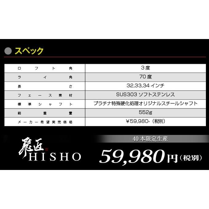 ワークスゴルフ ゴルフ クラブ パター メンズ 飛匠パター 数量限定