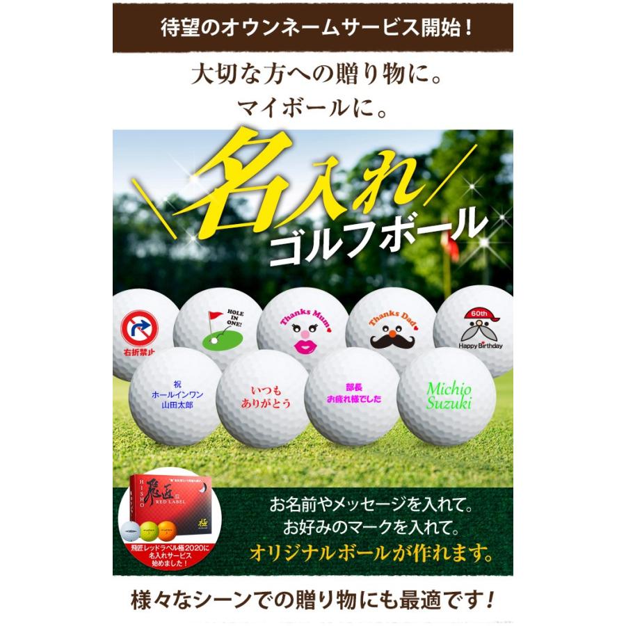 名入れゴルフボール 飛匠レッドラベル 極 年モデル 1ダース 12球 オウンネーム ワークスゴルフ プレゼント Hs 1r Name 爆飛びのダイナゴルフ Yahoo 店 通販 Yahoo ショッピング