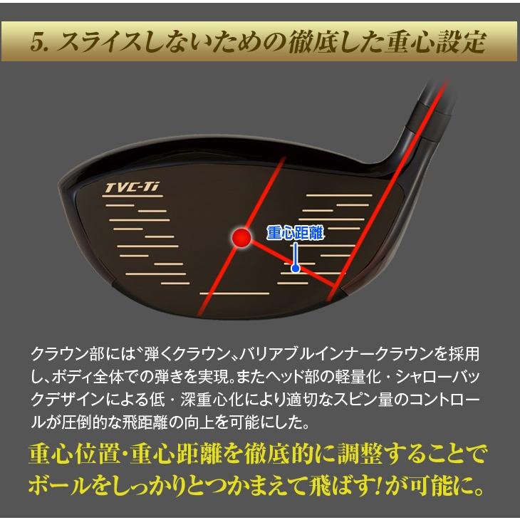 ワークスゴルフ レフティ ゴルフ ドライバー メンズ 46インチ 超高反発