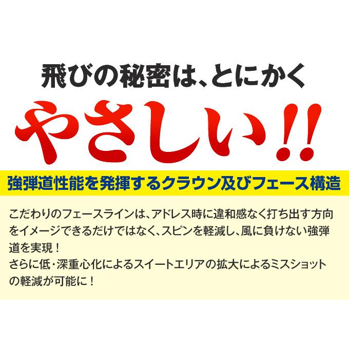 ワークスゴルフ レフティ ゴルフ ドライバー メンズ 46インチ 超高反発