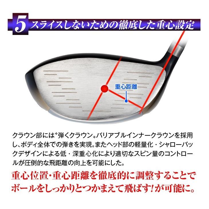 ワークスゴルフ ゴルフ クラブ ドライバー メンズ レフティ 47インチ