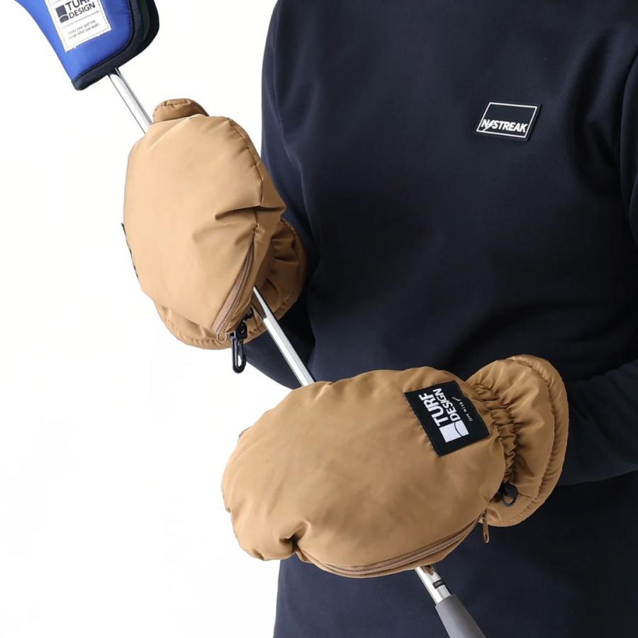 TURF DESIGN ゴルフ グローブ ミトングローブ 両手 ターフデザイン