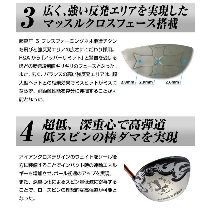 ワークスゴルフ ゴルフ クラブ ドライバー メンズ 44インチ 短尺