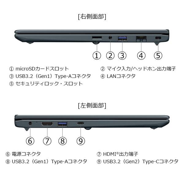 ダイナブック dynabook W6SZMV5FAL Core i5 SSD512GB メモリ16GB Officeなし 13.3型FHD Windows 11ノートパソコン｜dynabookdirect｜06