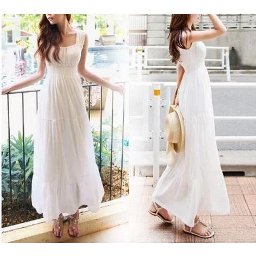 ドレスワンピ シフォンワンピース マキシワンピ マキシ丈ワンピース 白 1666br ワンピース ドレスのtipstyle 通販 Yahoo ショッピング