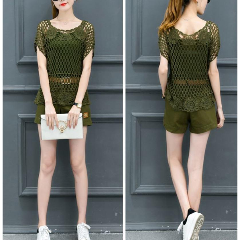 ギャル セットアップ ショートパンツ シースルー ワンピース 3293b ワンピース ドレスのtipstyle 通販 Yahoo ショッピング