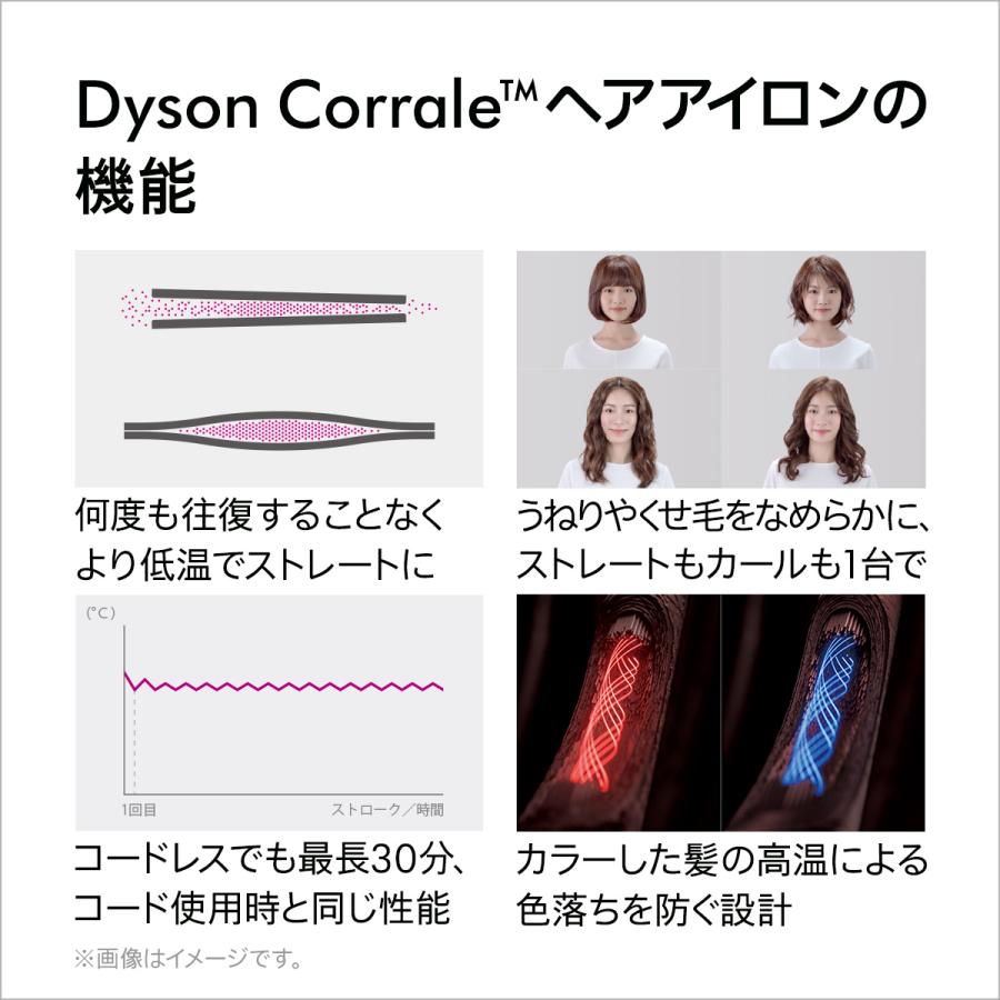 Dyson ヘアアイロン ストレートアイロン 【アウトレットSALE Dyson ヘアアイロン ストレートアイロン 【アウトレットSALE