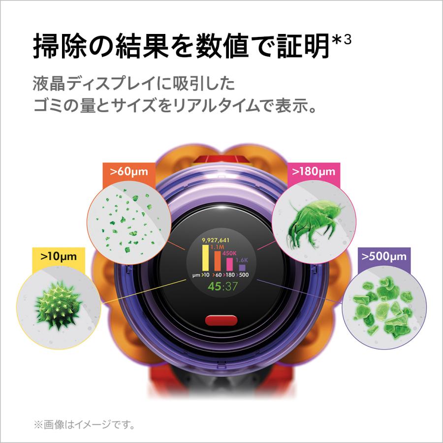 掃除機 コードレス掃除機 【直販限定モデル】ダイソン Dyson V12 Detect Slim Absolute sv46ablex｜dyson｜09