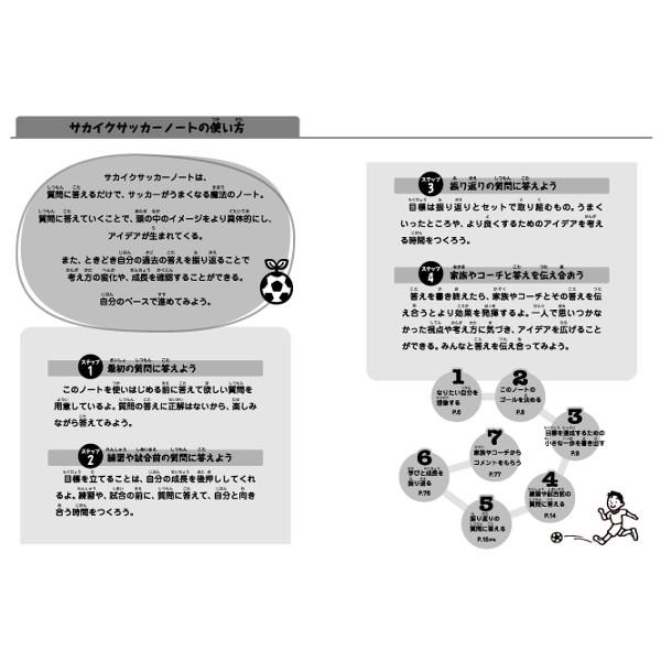 【送料無料】フォーマット付きで書きやすい「サカイクサッカーノート」｜e-3shop｜02