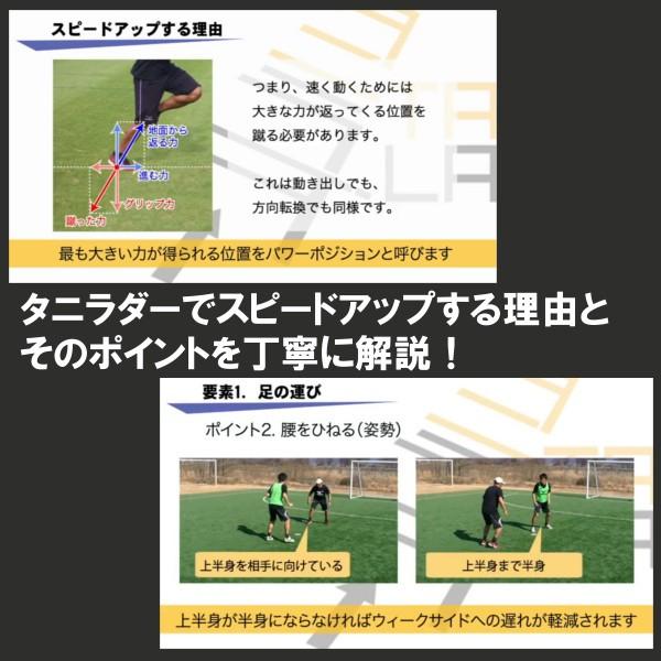 サッカーの動きに特化したアジリティトレーニング　タニラダー ベーシック　シングルセット　ラダートレーニング　サッカー　解説DVD付き　送料無料｜e-3shop｜06