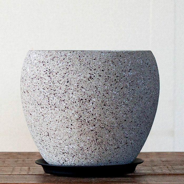 石っぽい植木鉢（18cm） : e-花屋さん - 通販 - Yahoo!ショッピング