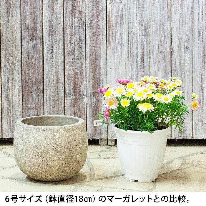 【大型観葉植物用 素焼き鉢カバー】丸型 陶器 植木鉢 ガーデニング 鉢 植木鉢 陶器 おしゃれ 屋外 素焼き 鉢カバー 石のような質感