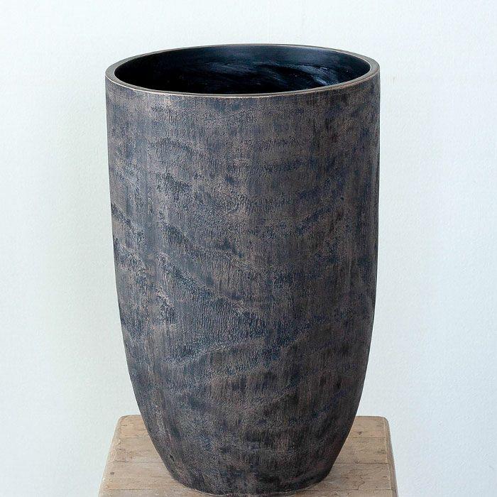 鉢 植木鉢 おしゃれ 室内 鉢カバー アンティーク 木目風 木目調の鉢