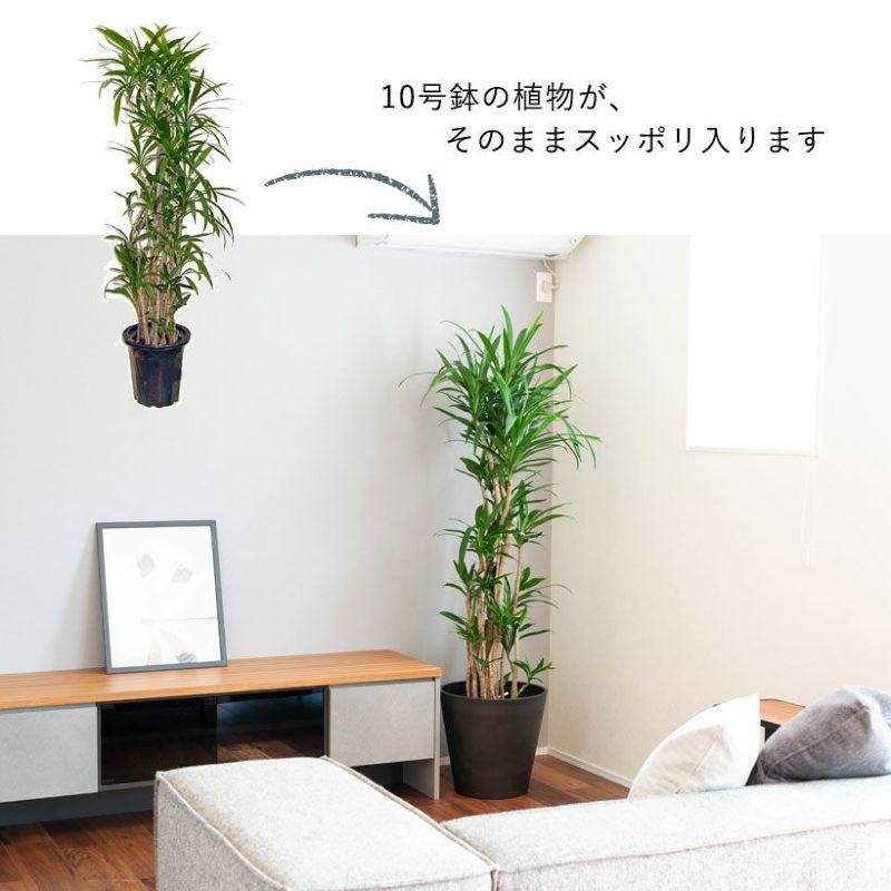 鉢カバー インテリア 大型 プラスチック 丈夫 鉢カバー（10号鉢対応