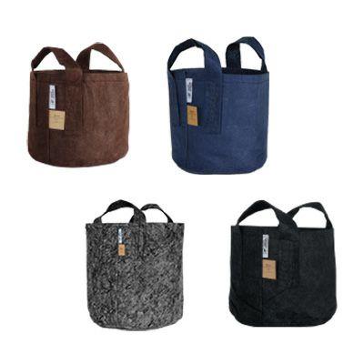 ルーツポーチ BIGサイズ（直径50cm ＃20） 鉢 root pouch 不織布 植木鉢 プランター 鉢カバー おしゃれ 軽い 植物 布鉢 植え替え 20ガロン 大きい |  | 03