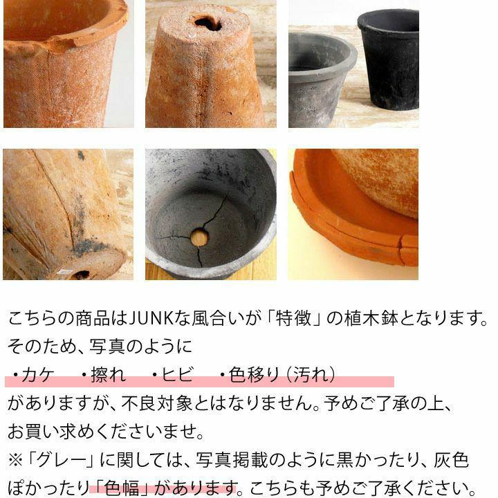 植木鉢 素焼き アンティーク モスポット5号( アンティーク風テラコッタ