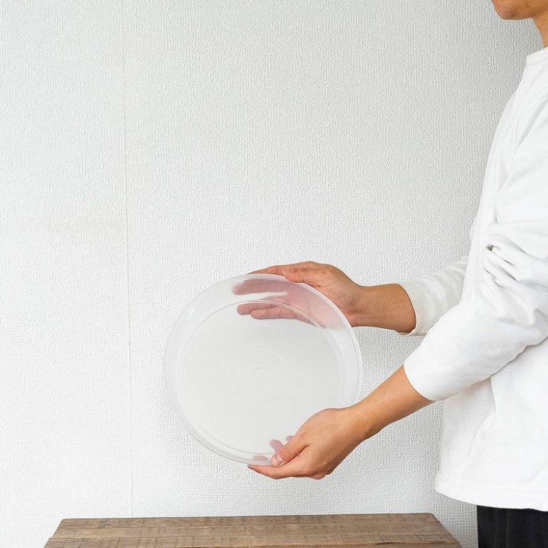 受皿 半透明の受皿：直径27cm（8〜9号鉢向けサイズ） 植物 ネガミエル